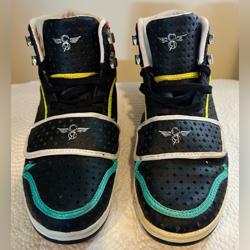 Creative Recreation Black High-Top Sneakers with Color Accents